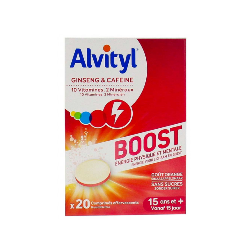 ALVITYL BOOST 20 Comprimés Effervescents