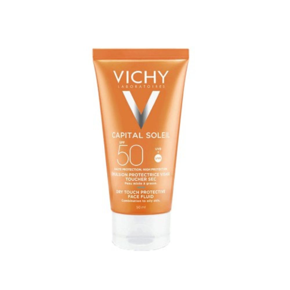 ECRAN VICHY CAPITAL SOLEIL ÉMULSION TOUCHER SEC SPF 50+, 50ML