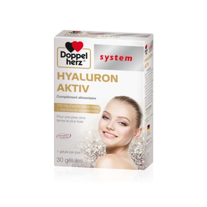 Aktiv Hyaluron 30 Gélules – 100 mg + vitamines