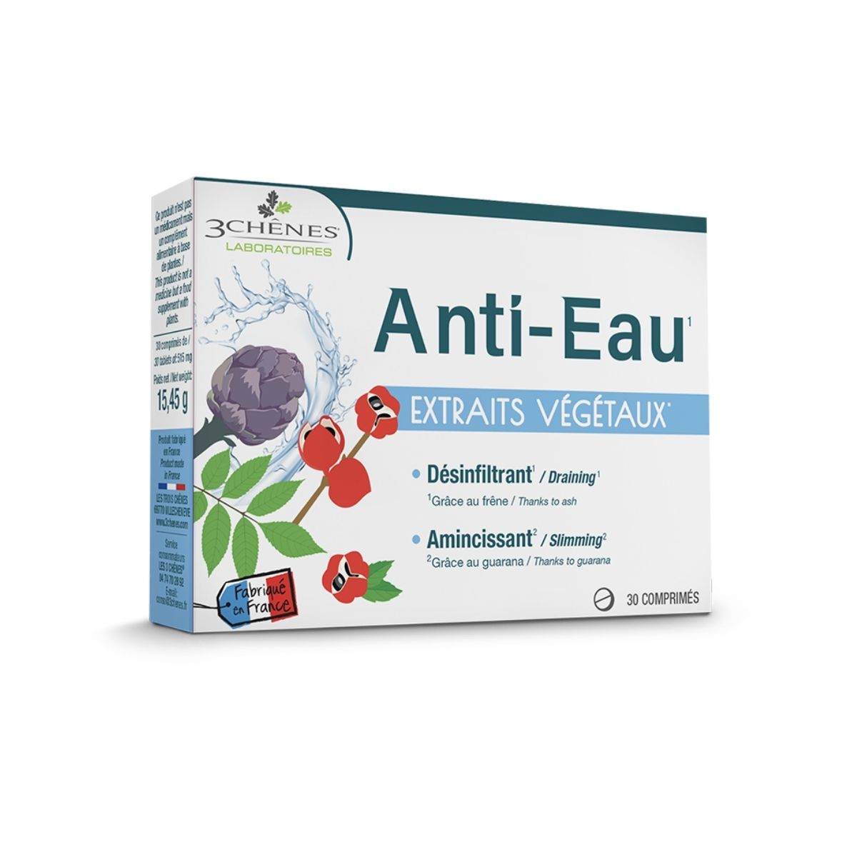 3 CHENES ANTI-EAU BT/30