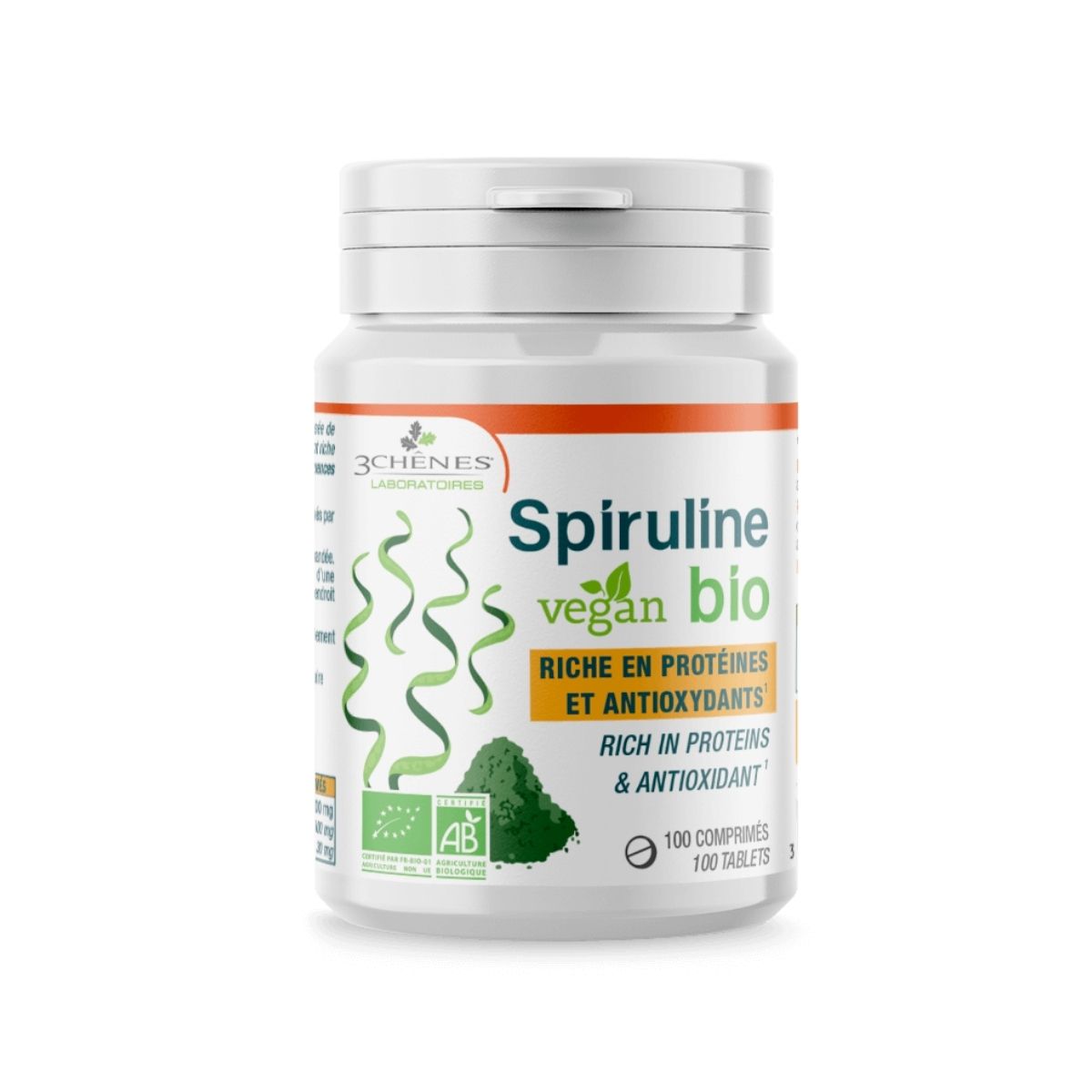 3 CHENES SPIRULINE VEGAN BT/30 COMP