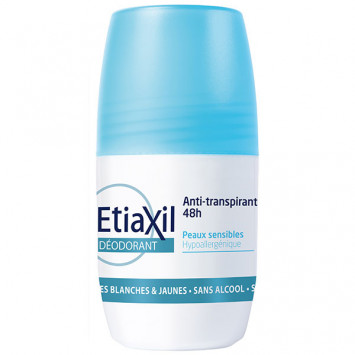 ETIAXIL ROLL-ON DEODORANT ANTI-TRANSPIRANT 48H ANTI-TRACES 50ML