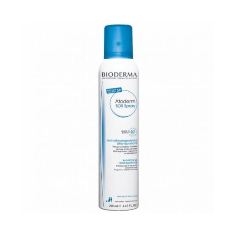 BIODERMA ATODERM SOS SPRAY ANTI-DEMANGEAISONS PEAUX SENSIBLES IRRITEES 200ML
