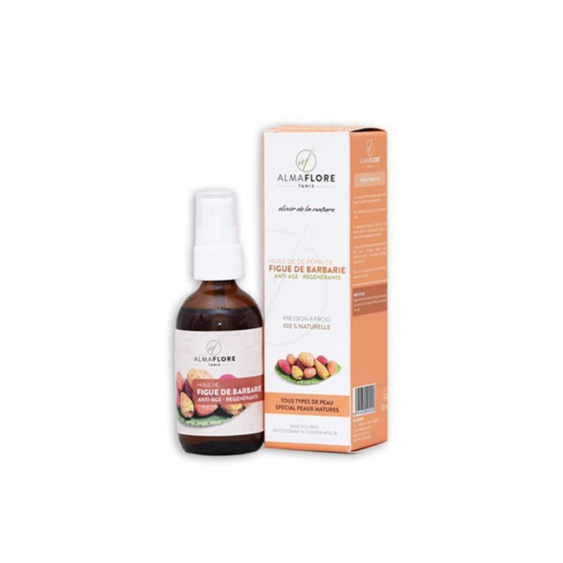 ALMAFLORE Huile de Pépins de Figue de Barbarie 50ML