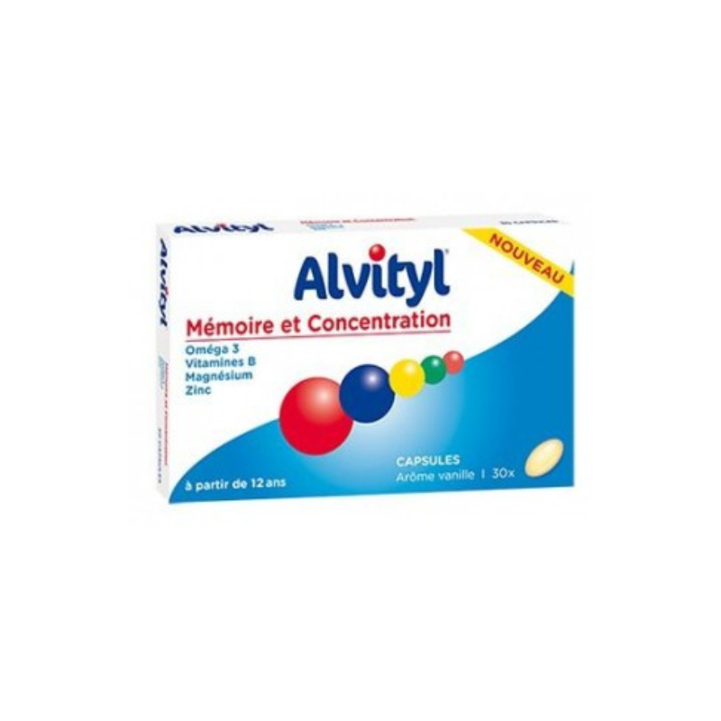 Alvityl Mémoire Et Concentration 30 Capsules