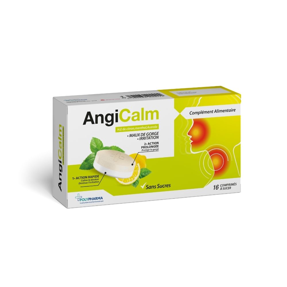 ANGICALM Citron Comprimé B16 – POLYPHARMA