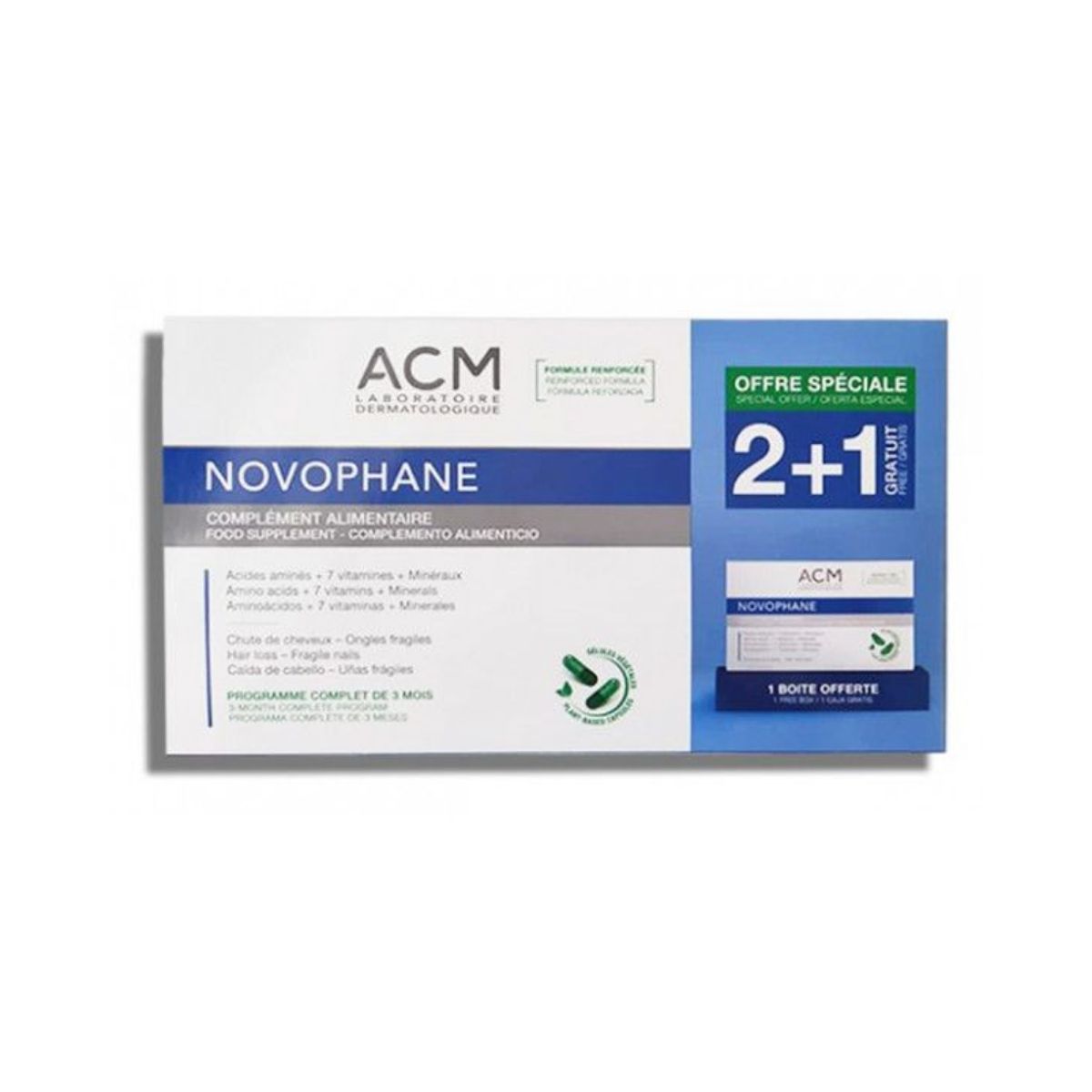 ACM NOVOPHANE COFFRET GELLULE 2+1