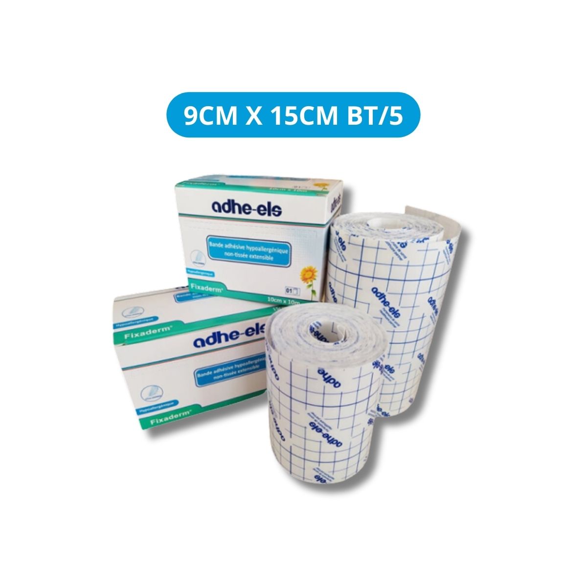 ADHE-ELS FIXADERM STERILE 9CMX15CM BT/5