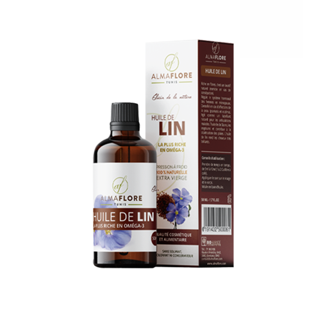 ALMAFLORE HUILE DE LIN 50 ML