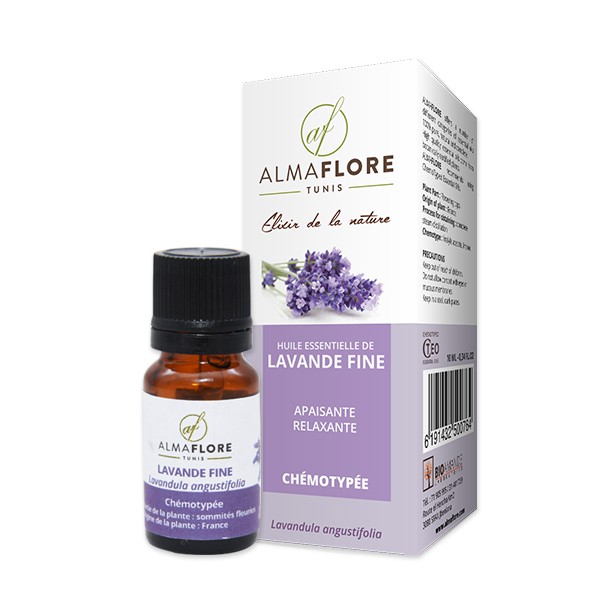 ALMAFLORE HUILE ESSENTIELLE DE LAVANDE FINE 10 ML