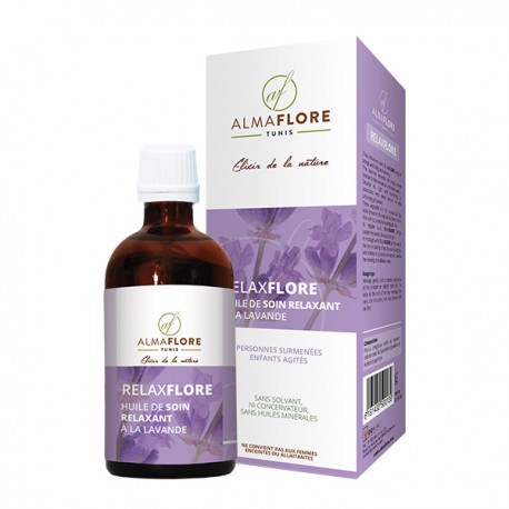 ALMAFLORE RELAXFLORE HUILE DE SOIN RELAXANT LAVANDE 100ML
