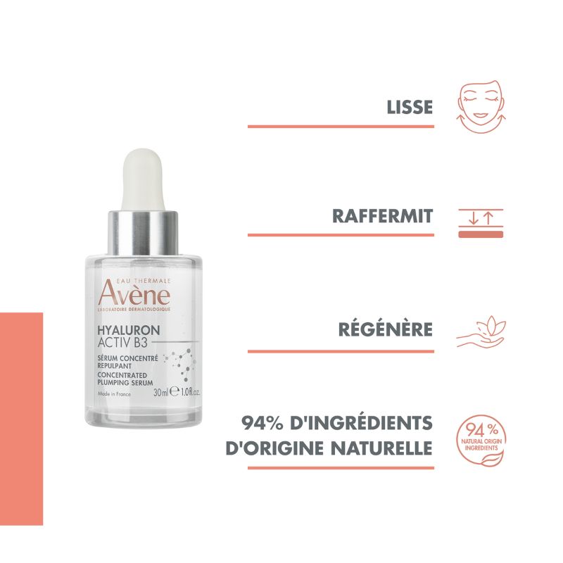AVENE HYALURON ACTIV B3 Sérum concentré repulpant 30 ml – Image 4