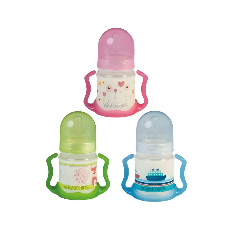 BABY NOVA BIBERON LARGE PLASTIQUE+ANCE 150ML