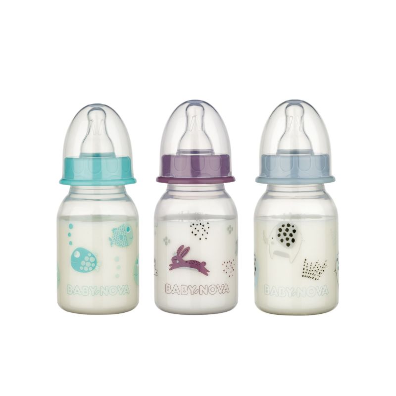 BABY NOVA BIBERON PLASTIQUE 120 ML REF.46010