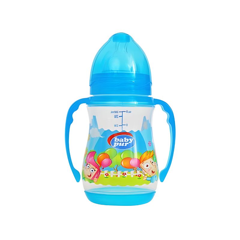 BABY PUR BIBERON PASTEL 240ML REF.NWN-022