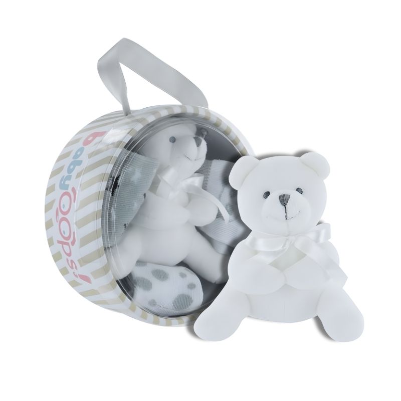 BABYOOPS KIT OURSON BLANC