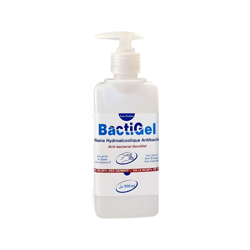 BACTIGEL GEL DESINFECTANT MAINS POMPE 500 ML