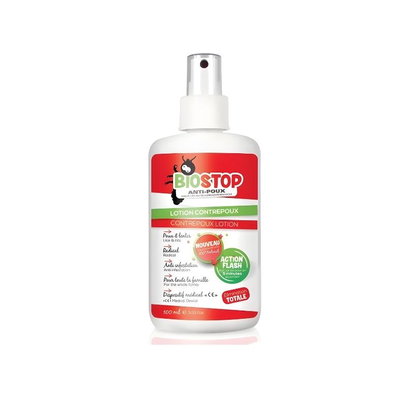 BIOSTOP LOTION ANTI-POUX SPRAY 100ML