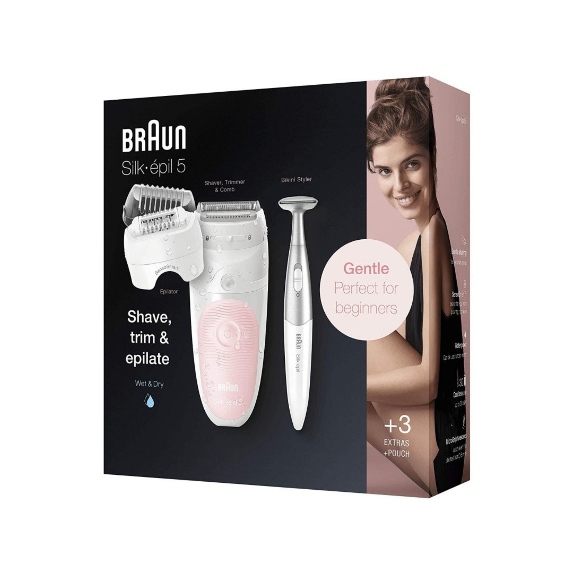 BRAUN ÉPILATEUR SILK EPIL 5 DEBUTANT SES5-820