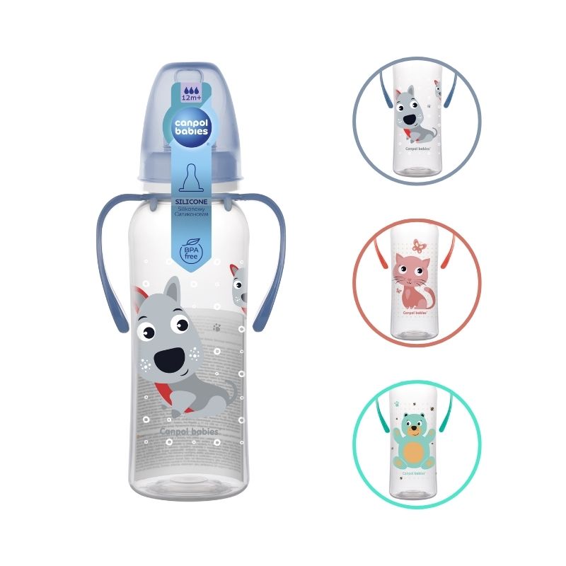 CANPOL BIBERON PLASTIQUE A ANSES TRIFAN 250MLREF 11/841