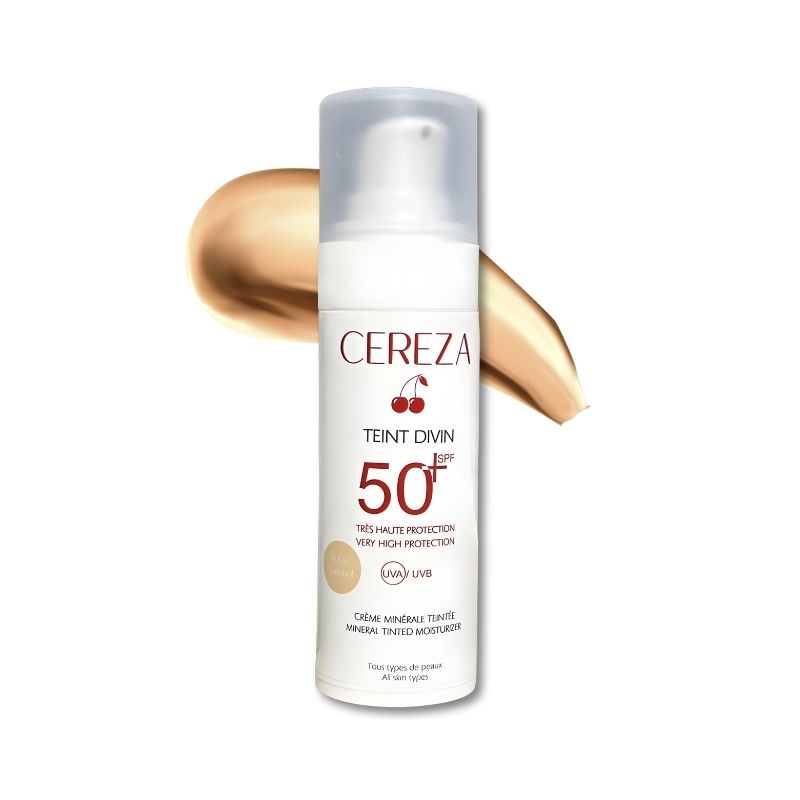 CEREZA ECRAN SOLAIRE SPF50+ BEIGE NATUREL 30ML