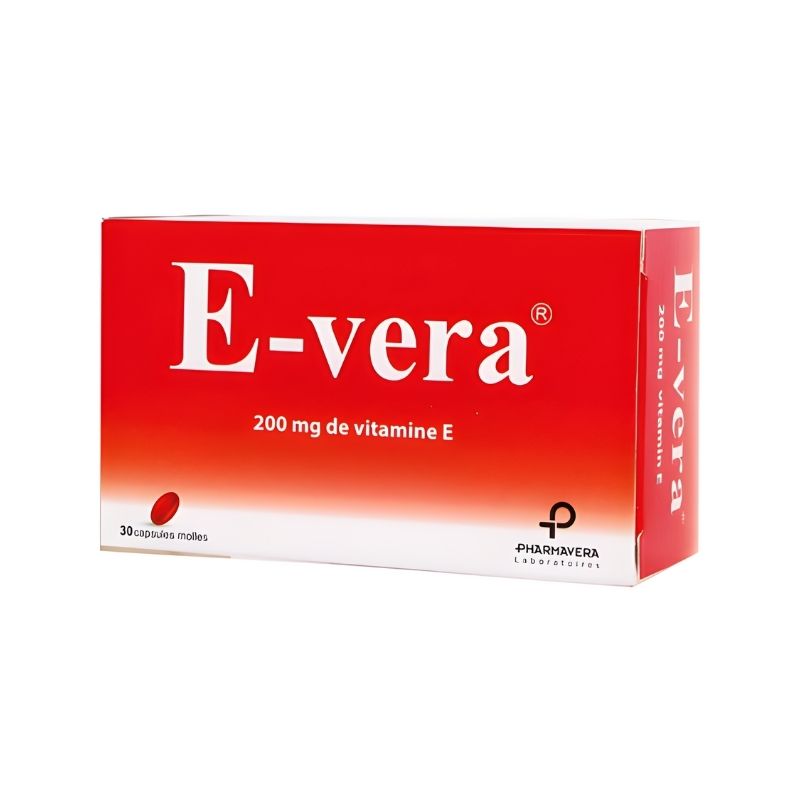 VITAMINE E 200MG E-VERA BT/30 – PHARMAVERA