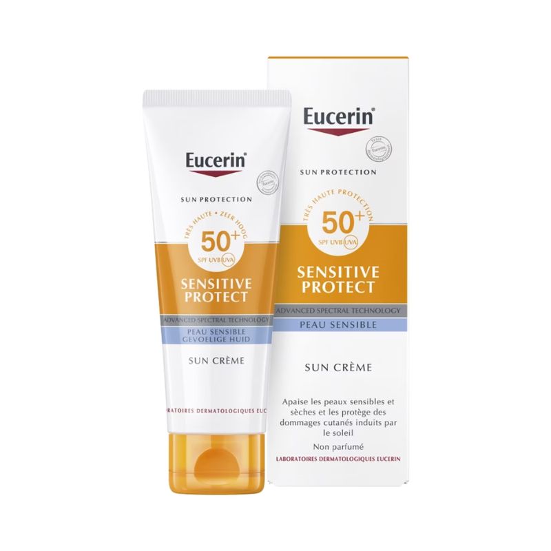 EUCERIN SUN SENSITIVE PROTECT CREME TRES HAUTE PROTECTION VISAGE SPF50+ 50ML