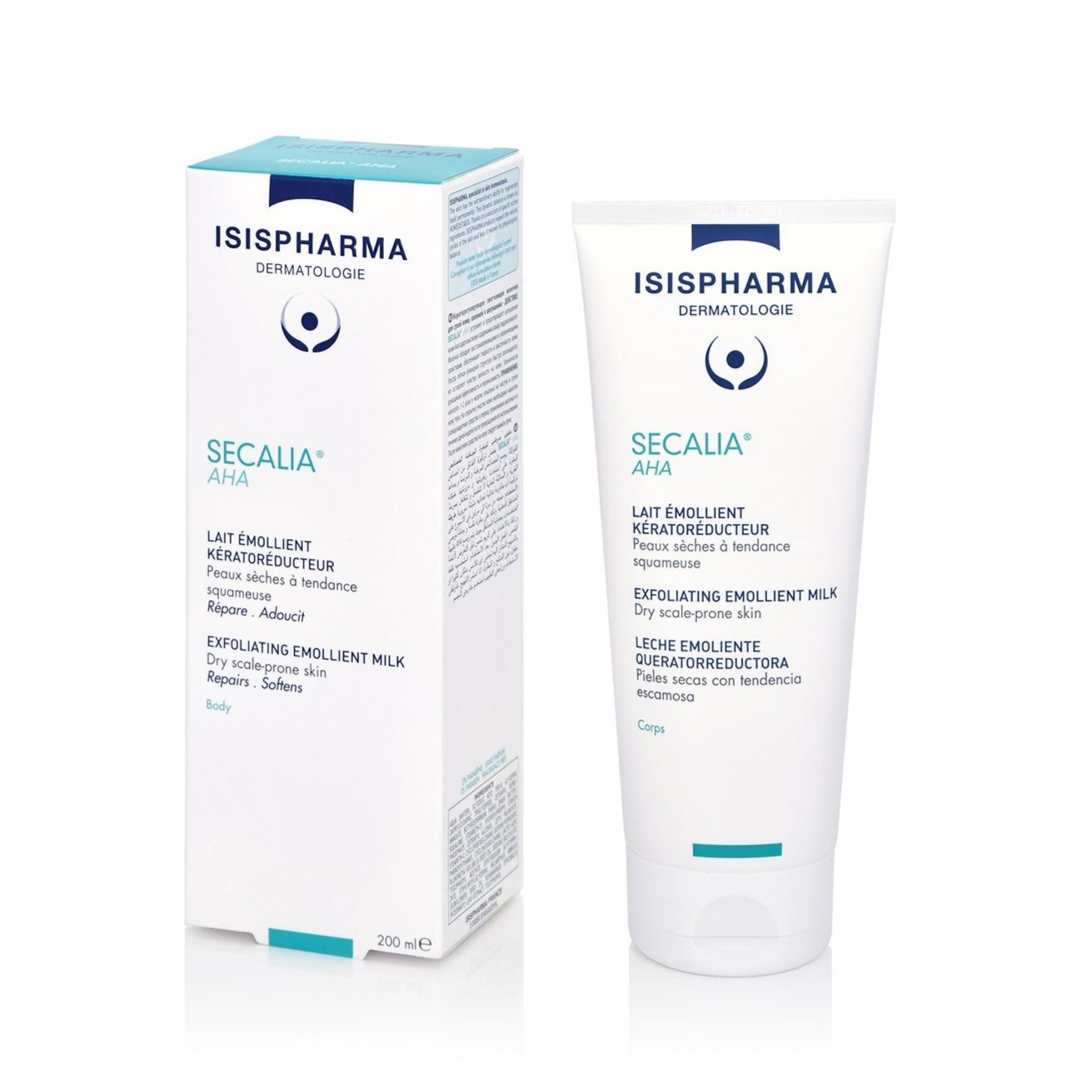 ISISPHARMA SECALIA AHA LAIT EMOLLIENT KERATOREDUCTEUR 200ML