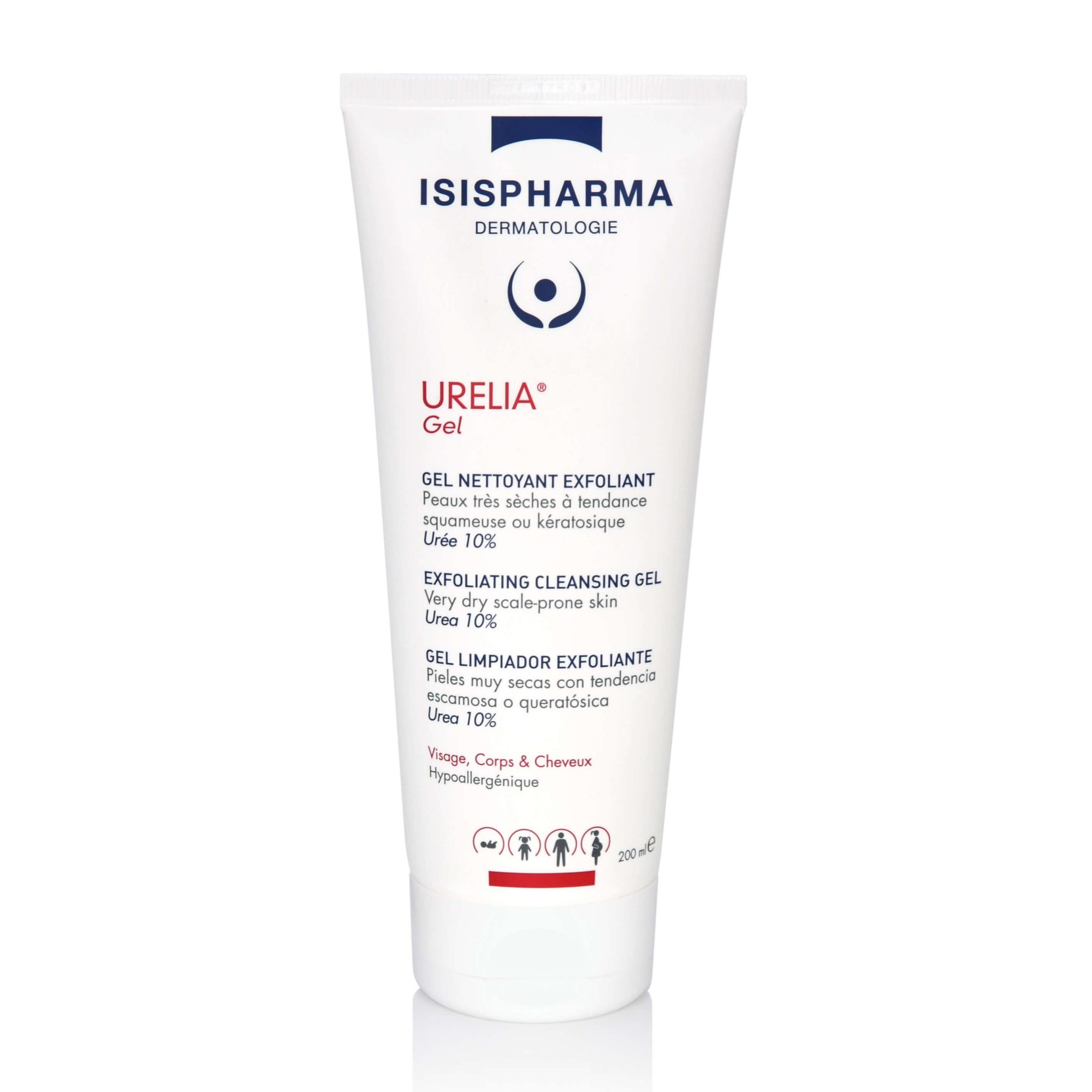 ISISPHARMA URELIA GEL NETTOYANT EXFOLIANT 200ML