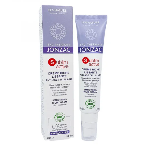JONZAC SUBLIMACTIVE CREME RICHE LISSANTE ANTI AGE 40ML