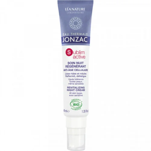 JONZAC SUBLIMACTIVE SOIN NUIT REGENERANT ANTI AGE 40ML
