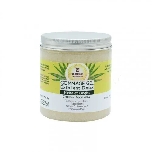 K-REINE GOMMAGE GEL MAINS ET ONGLES CITRON ALOE VERA 250 ML