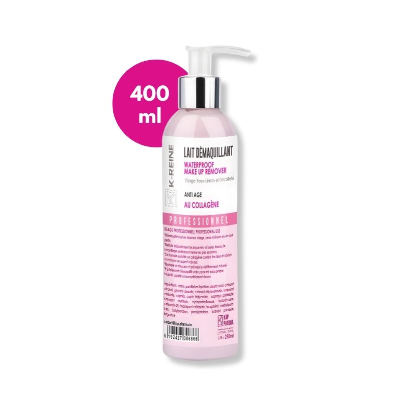 K-REINE LAIT DEMAQUILLANT WATERPROF ANTI AGE 400ML