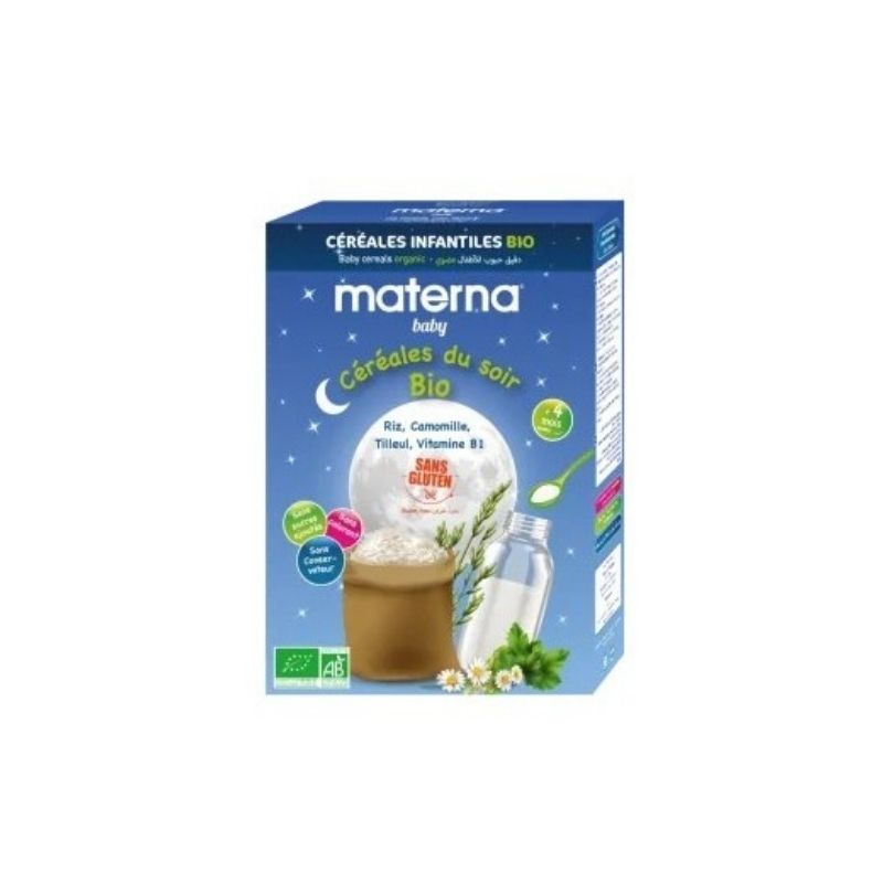 MATERNA CEREALES DU SOIR BIO 200GR