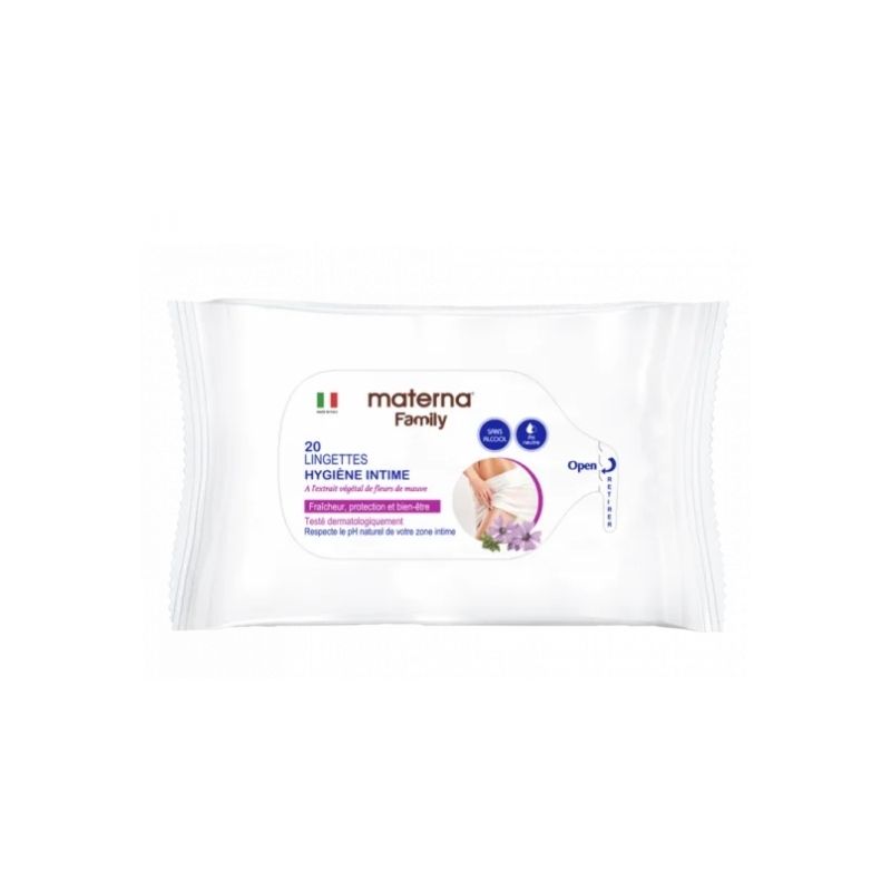 MATERNA LINGETTE HYGIENNE INTIME BT/20