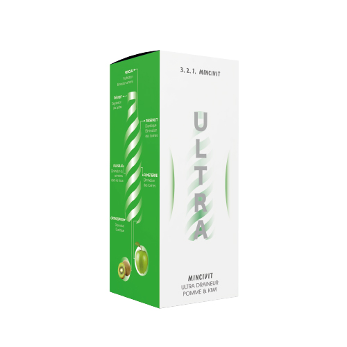 MINCIVIT ULTRA DRAINEUR POMME ET KIWI 250ML