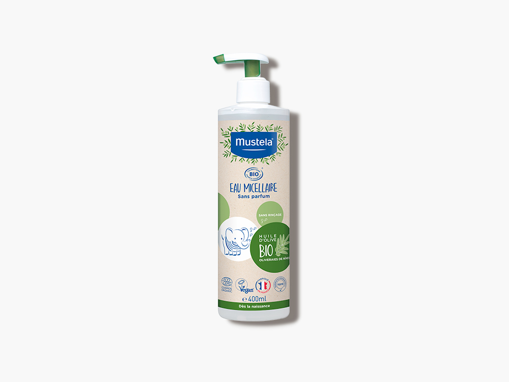 MUSTELA BIO EAU MICELLAIRE SANS RINÇAGE 400ML