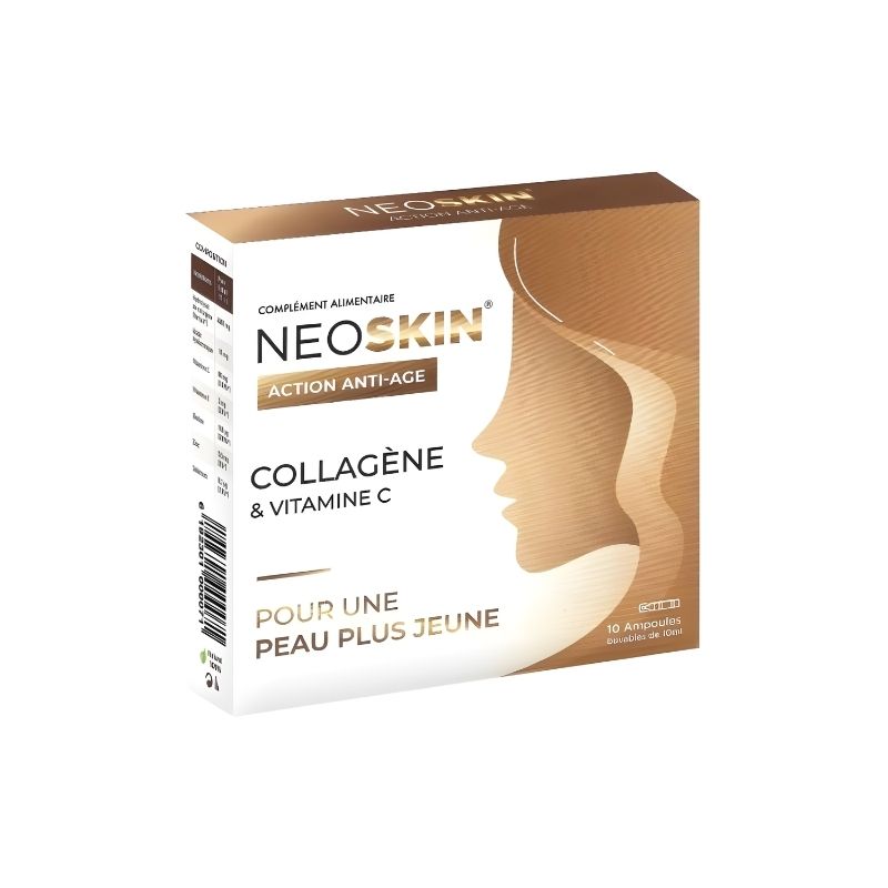 NEOSKIN COLLAGENE & VIT-C 10/AMP