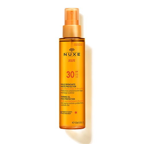 NUXE Sun Huile Bronzante visage et corps SPF50 150ml
