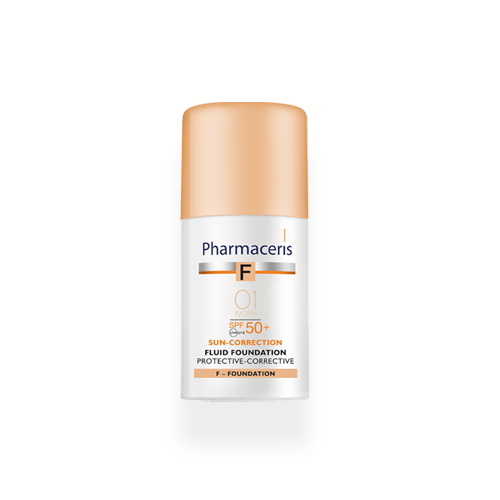 PHARMACERIS F Fond de Teint SPF 50+ (IVORY 01) 30ml