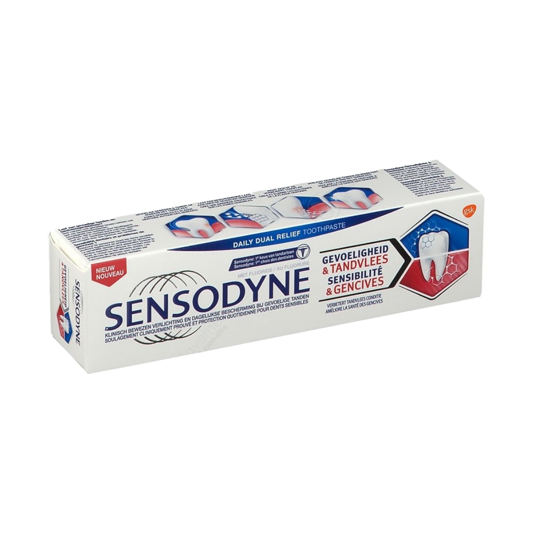 SENSODYNE DENTIFRICE SENSIBILITE ET GENCIVES 75ML