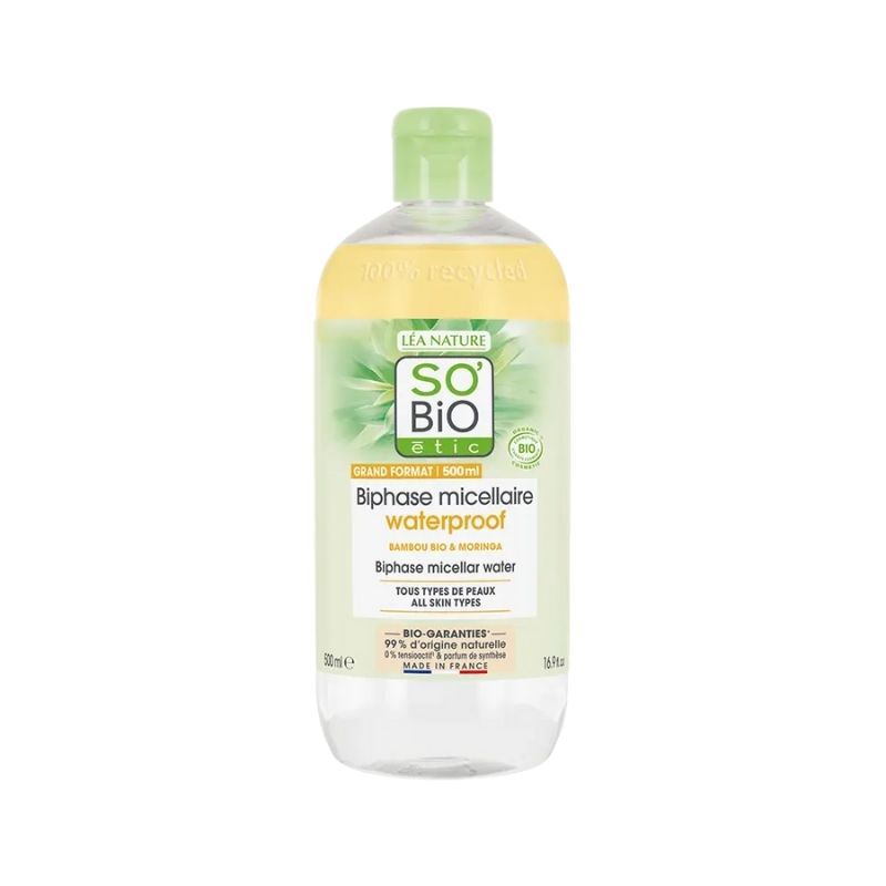 SO’BIOETIC BIPHASE MICELLAIRE WATERPROOF 500ML