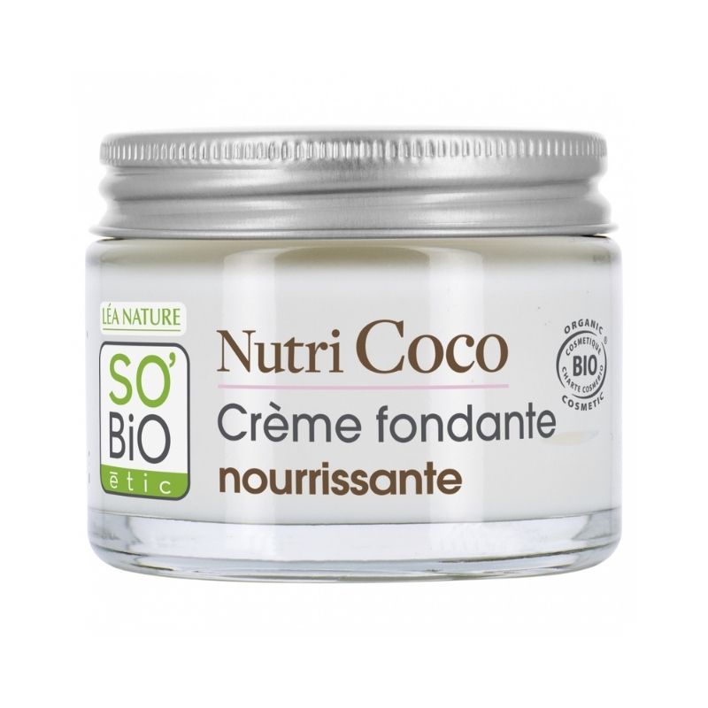 SO’BIOETIC CREME FONDANTE NOURRISANTE NUTRI COCO 50ML (Peaux sèches à très sèches)