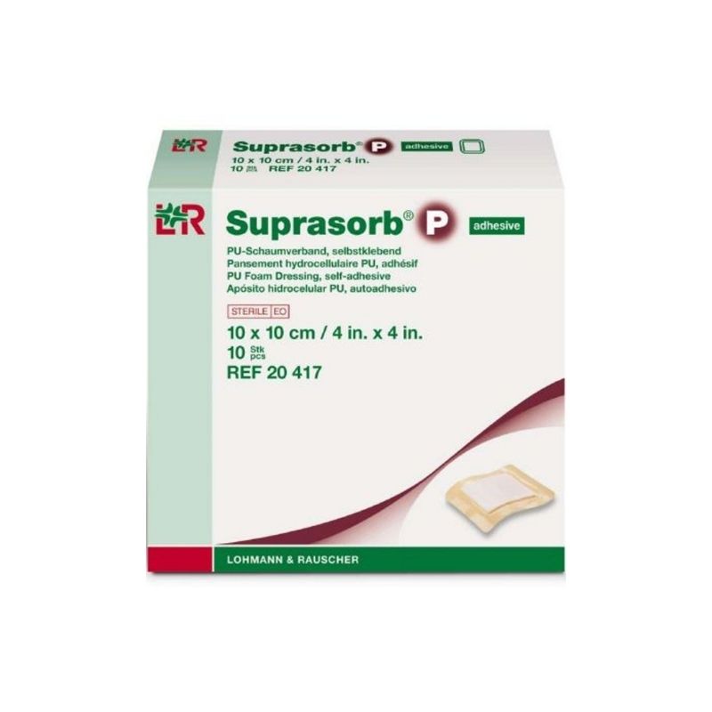 SUPRASORB P ADHESIF 10CMx10 BT/10/ REF:20417
