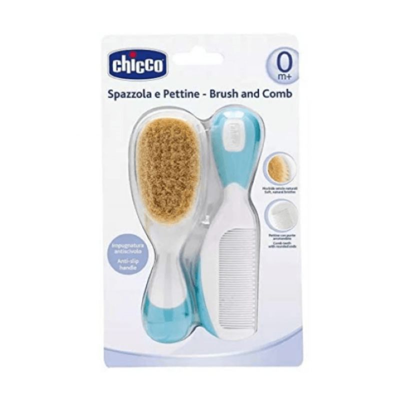 CHICCO Brosse Et Peigne Bleu