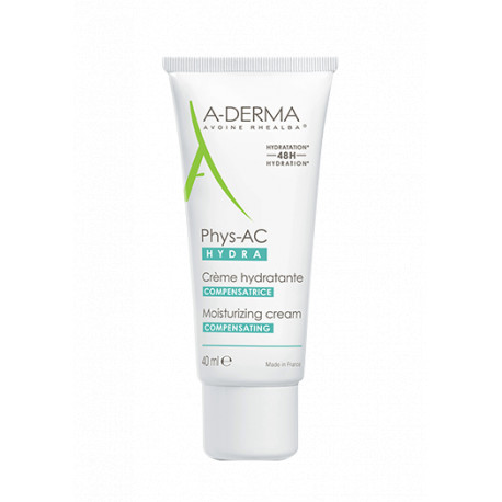 A-DERMA PHYS-AC CREME COMPENSATRICE HYDRA 40ML