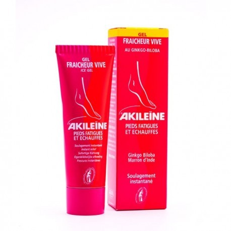 AKILEINE GEL FRAICHEUR PIEDS FATIGUES ET ECHAUFFES 50ML