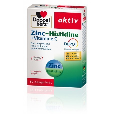 AKTIV ZINC+HISTIDINE+VITAMINE C 30 Comprimés