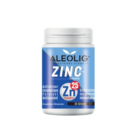 ALEO ZINC 25MG BT/30