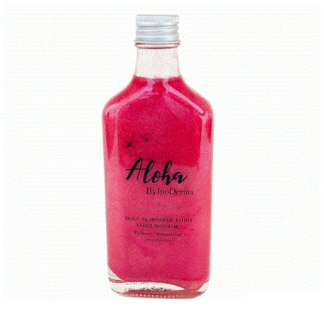 INODERMA ALOHA Huile au Monoï de Tahiti Pailletée PINK 100 ML